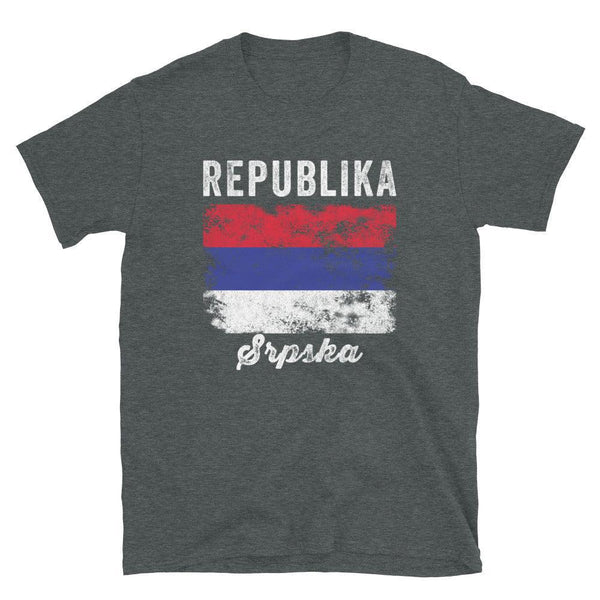 Republika Srpska Flag Distressed T-Shirt