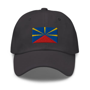 Réunion Flag Cap - Adjustable Embroidered Dad Hat