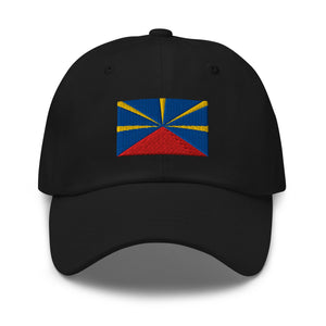 Réunion Flag Cap - Adjustable Embroidered Dad Hat