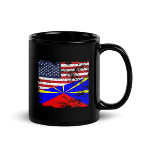 Réunion USA Flag Mug
