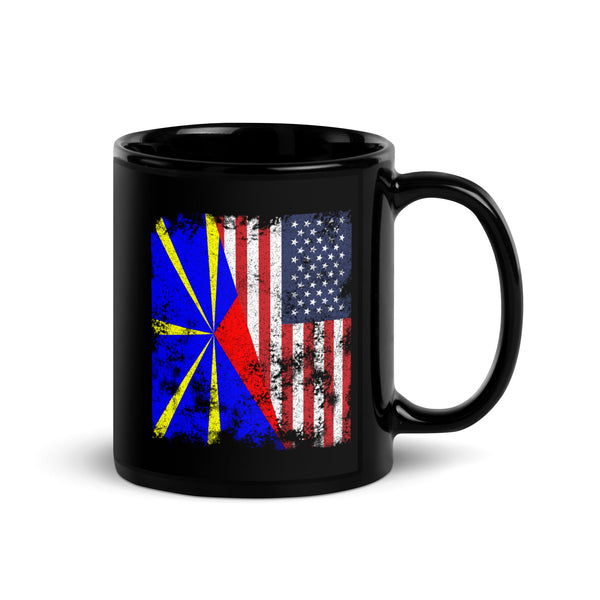 Réunion USA Flag Mug