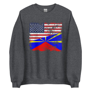 Réunion USA Flag Sweatshirt
