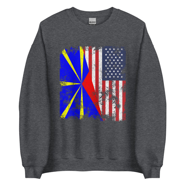 Réunion USA Flag Sweatshirt