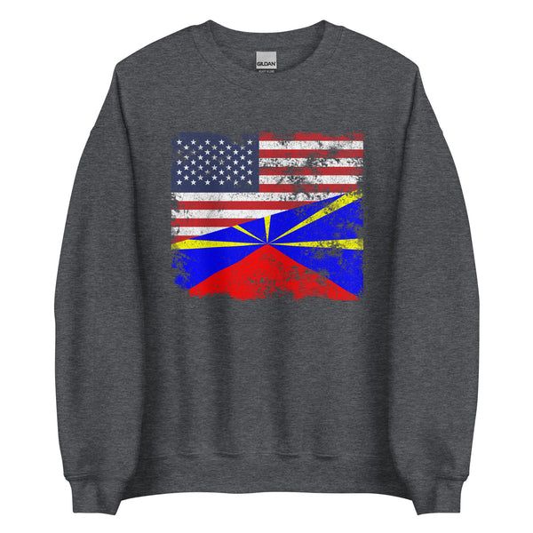 Réunion USA Flag Sweatshirt