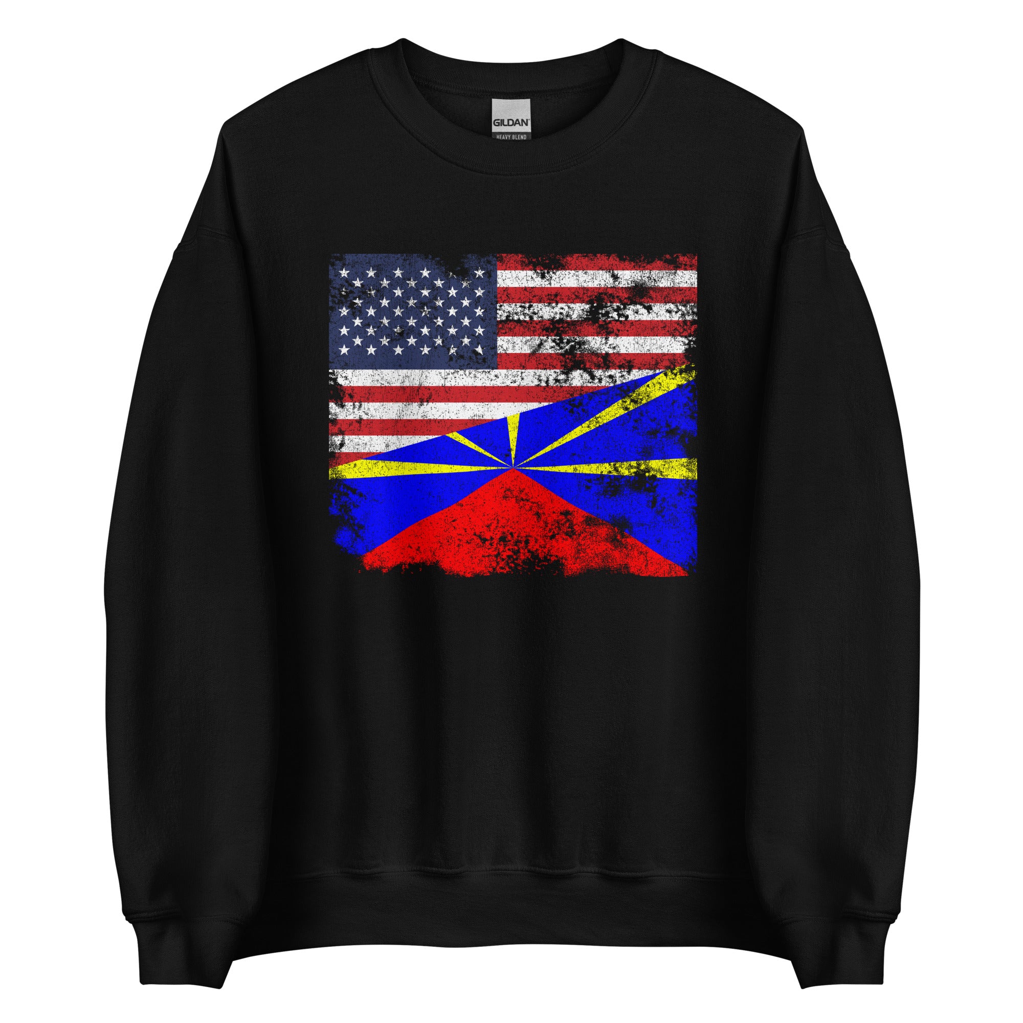Réunion USA Flag Sweatshirt