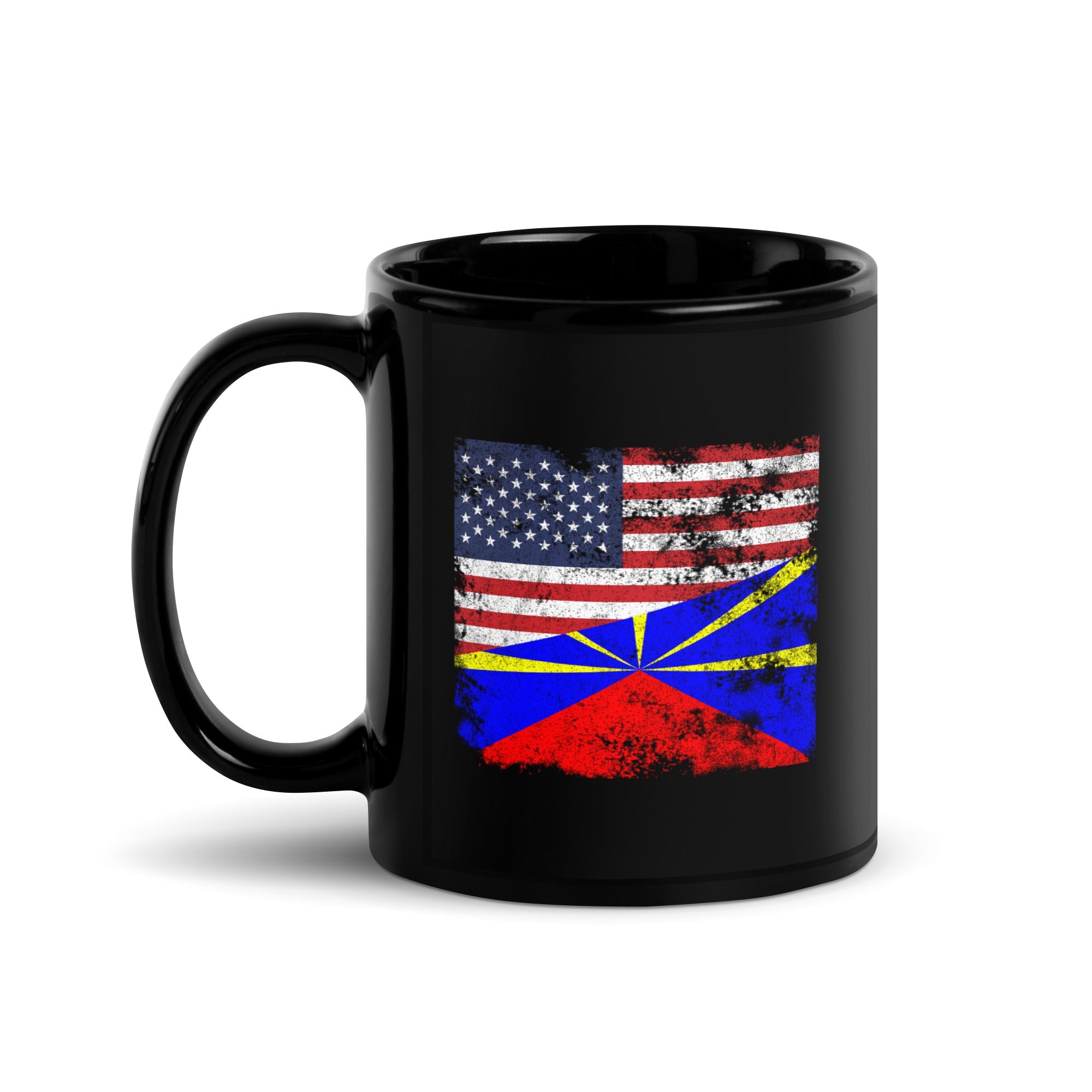 Réunion USA Flag Mug