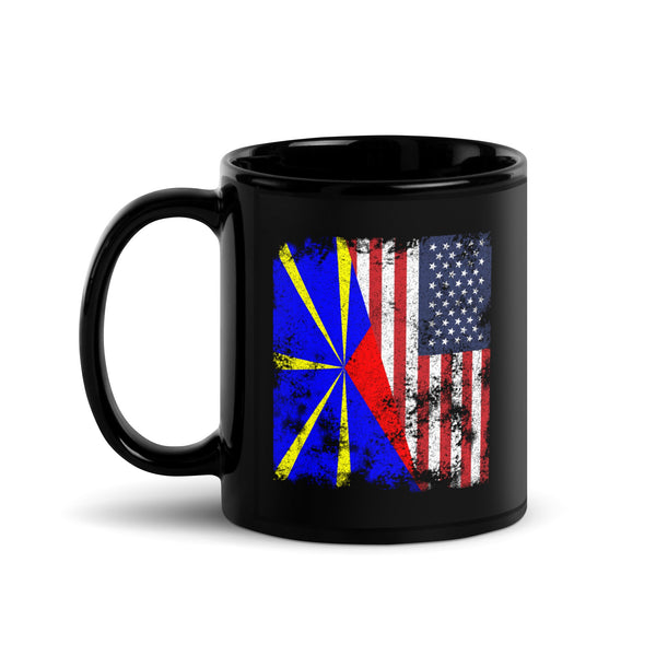 Réunion USA Flag Mug
