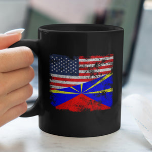 Réunion USA Flag Mug