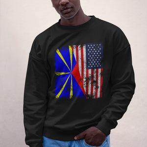 Réunion USA Flag Sweatshirt