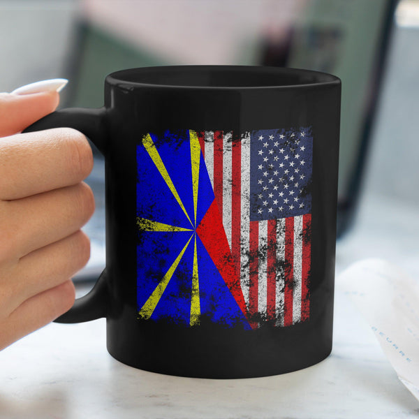 Réunion USA Flag Mug