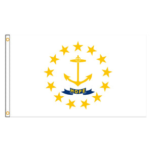 Rhode Island State Flag - 90x150cm(3x5ft) - 60x90cm(2x3ft)