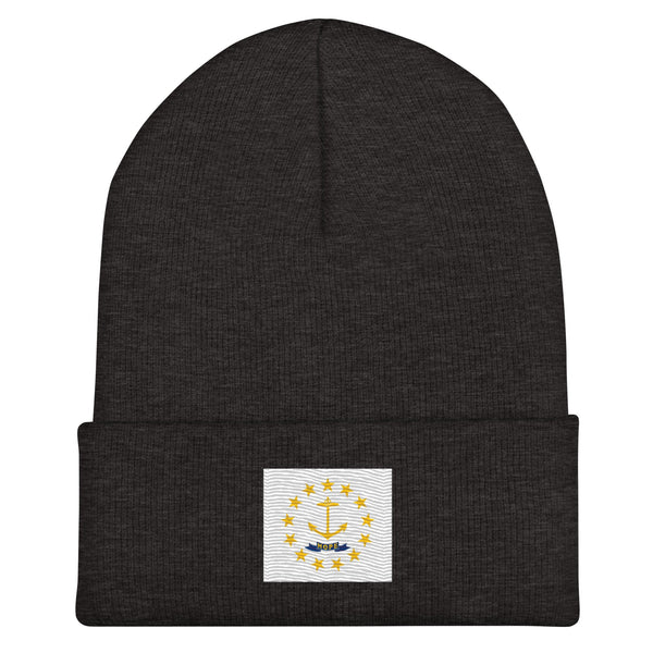 Rhode Island State Flag Beanie - Embroidered Winter Hat