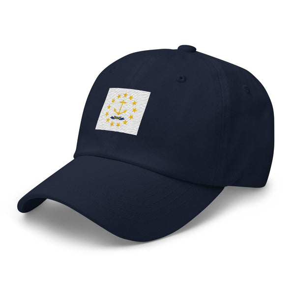 Rhode Island State Flag Cap - Adjustable Embroidered Dad Hat