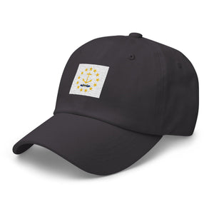 Rhode Island State Flag Cap - Adjustable Embroidered Dad Hat