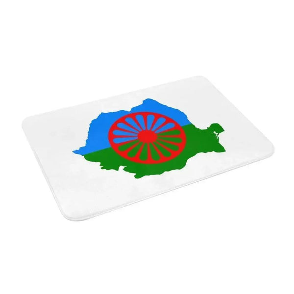Roma/Gypsy Flag Doormat - Welcome Mat for bath and Front Door