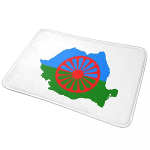 Roma/Gypsy Flag Doormat - Welcome Mat for bath and Front Door