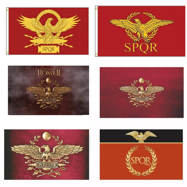 Roman Empire SPQR Flag Collection - 90x150cm(3x5ft) - 60x90cm(2x3ft)