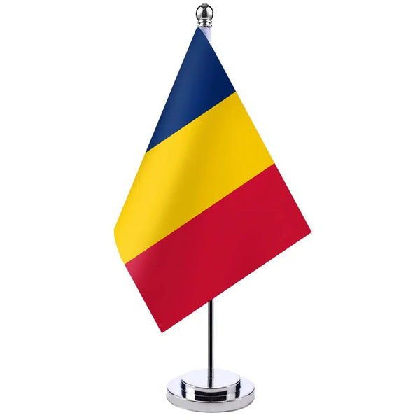 Romania Desk Flag - Small Office Table Flag