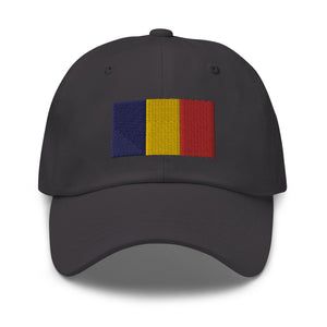 Romania Flag Cap - Adjustable Embroidered Dad Hat