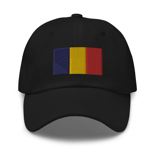 Romania Flag Cap - Adjustable Embroidered Dad Hat