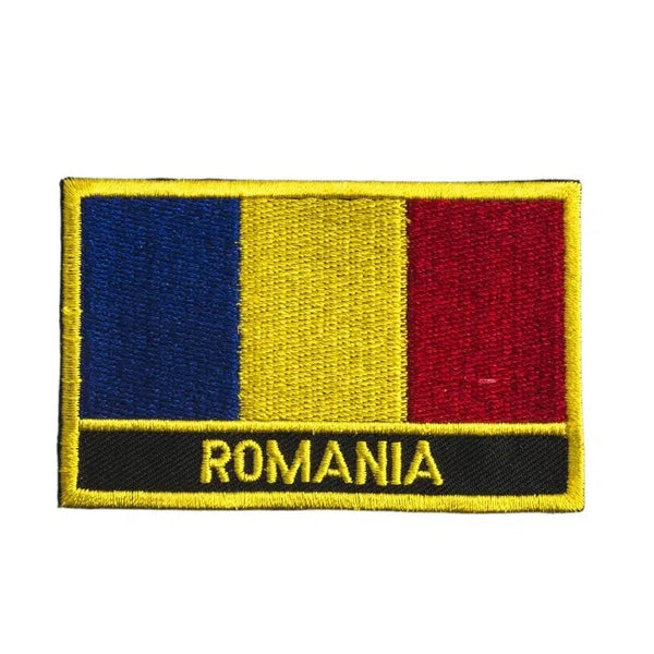 Romania Flag Patch - Sew On/Iron On Patch