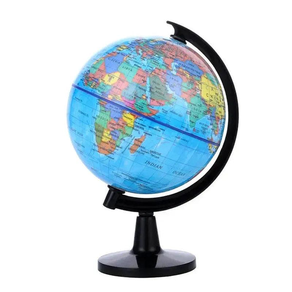Rotating World Globe - Educational Desk Globe (4–8")