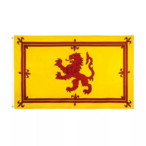 Royal Lion Rampant & Scotland Flag - 90x150cm(3x5ft) - 60x90cm(2x3ft)