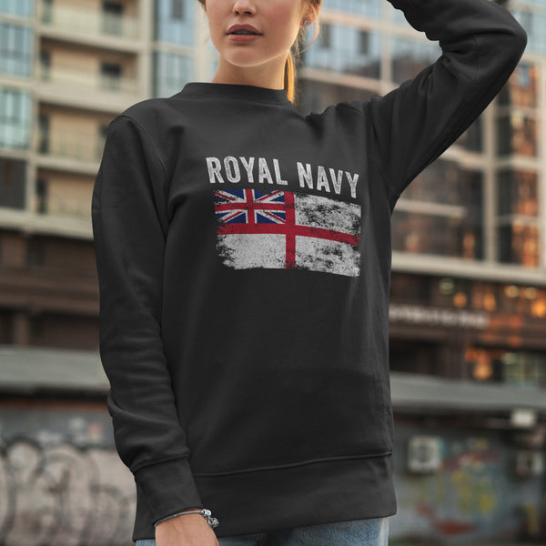 Royal Navy White Ensign Flag Sweatshirt