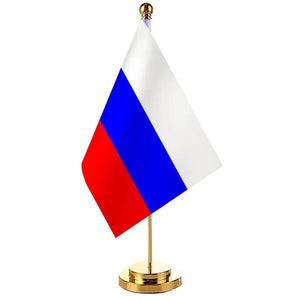 Russia Desk Flag - Small Office Table Flag