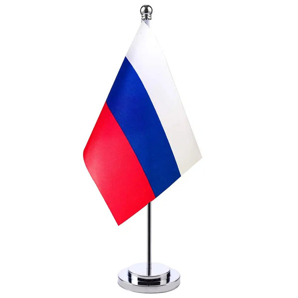 Russia Desk Flag - Small Office Table Flag