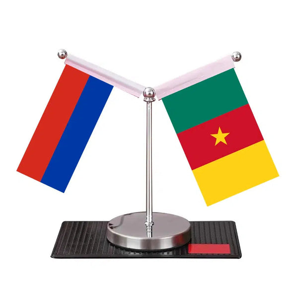 Russia Eritrea Desk Flag - Custom Table Flags (Mini)