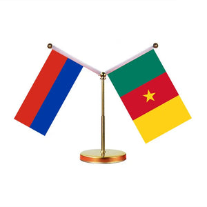 Russia Eritrea Desk Flag - Custom Table Flags (Mini)