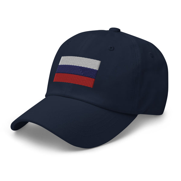 Russia Flag Cap - Adjustable Embroidered Dad Hat