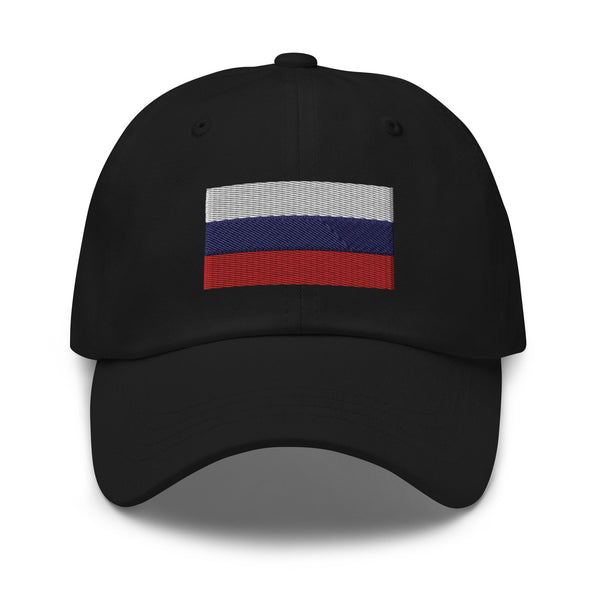 Russia Flag Cap - Adjustable Embroidered Dad Hat