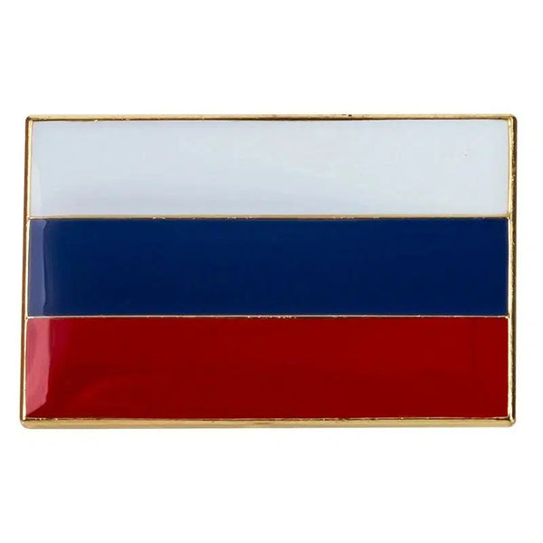 Russia Flag Lapel Pin - Enamel Pin Flag