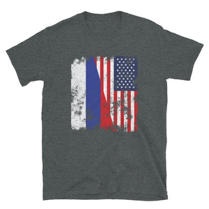 Russia USA Flag - Half American T-Shirt