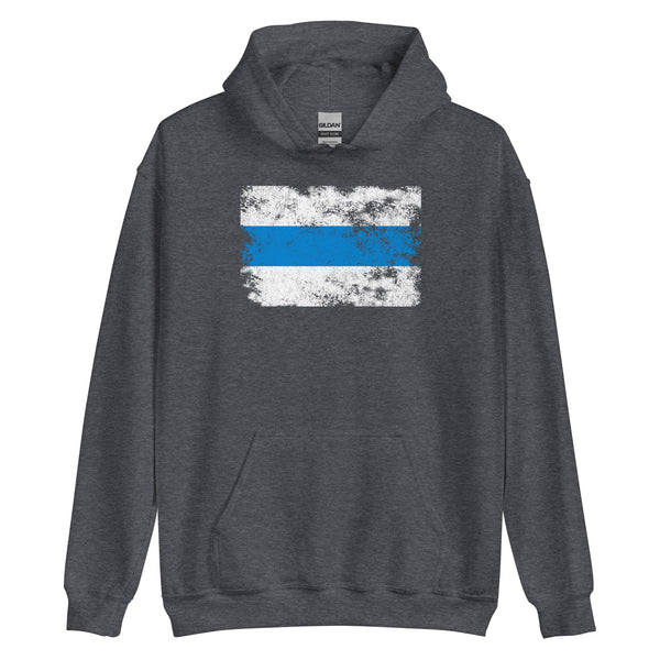 Russian Anti War - White Blue White Flag Hoodie