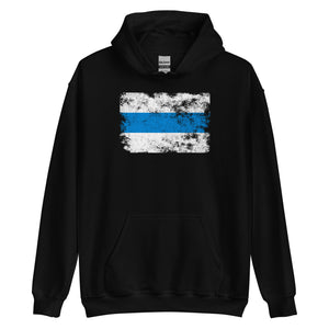 Russian Anti War - White Blue White Flag Hoodie