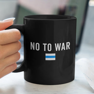 Russian Anti War - White Blue White Flag Mug