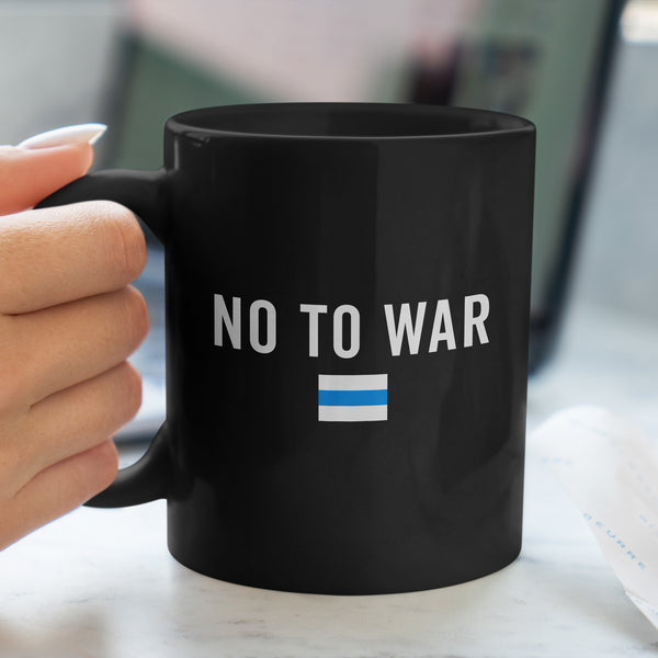 Russian Anti War - White Blue White Flag Mug