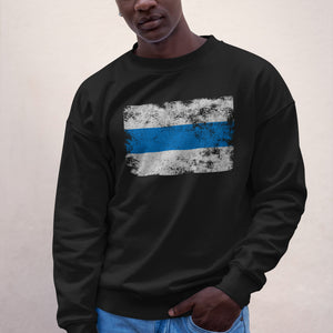 Russian Anti War - White Blue White Flag Sweatshirt