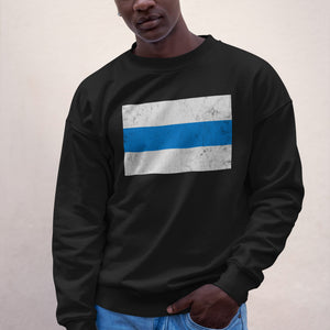 Russian Anti War - White Blue White Flag Sweatshirt