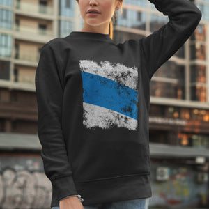 Russian Anti War - White Blue White Flag Sweatshirt