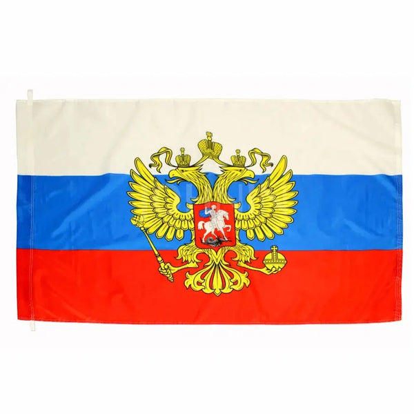 Russian Coat of Arms Flag - 90x150cm(3x5ft) - 60x90cm(2x3ft)