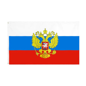 Russian Coat of Arms Flag - 90x150cm(3x5ft) - 60x90cm(2x3ft)