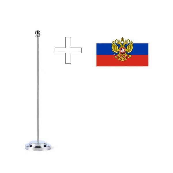 Russian Empire Desk Flag Collection - Small Office Table Flag