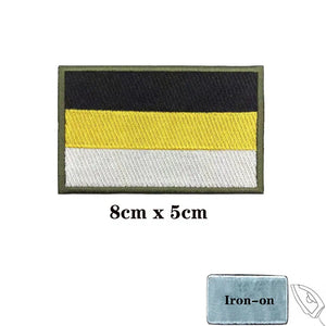 Russian Empire Flag Patch - Iron On/Hook & Loop Patch