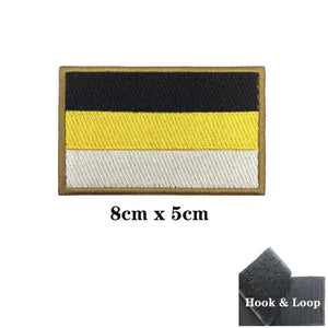 Russian Empire Flag Patch - Iron On/Hook & Loop Patch