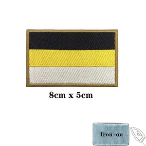 Russian Empire Flag Patch - Iron On/Hook & Loop Patch