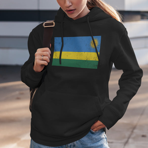Rwanda Flag Hoodie